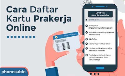 Cara Daftar Kartu Prakerja Daring Lengkap Dengan Syarat Dan Insentif