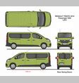 Renault Dokker Passenger Van Royalty Free Vector Image