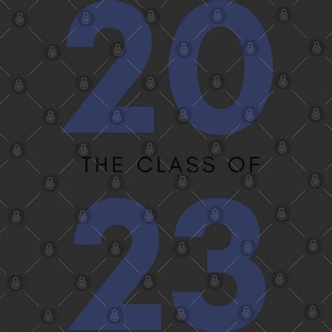 Class Of 2023 Simple Typography Black 2023 Class Of Graduation Design 6 Coasters Sold By