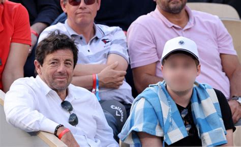 Photo Patrick Bruel Et Son Fils L On C L Brit S Dans Les Tribunes