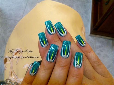 Turquoise Nail Designs