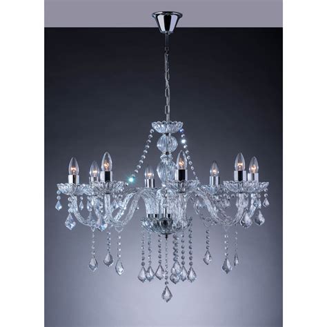 Lustre Candelabro Cristal Maria Thereza Cl Ssico Translucido Bra Os