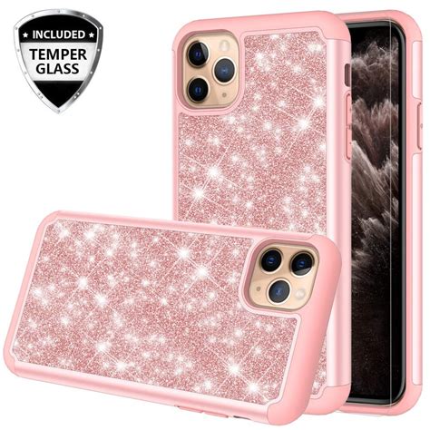 IPhone 11 Pro Max Case Cute Girls Women W Tempered Glass Screen