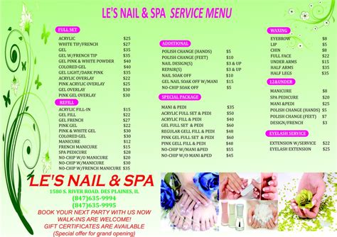 Le’s Nail And Spa 32 Photos And 39 Reviews Nail Salons 1580 S River Rd Des Plaines Il