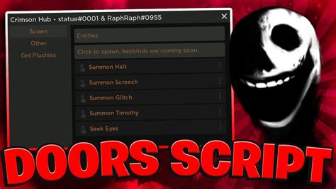 Updated Doors Script Hack Spawn Custom Entities Get Crucifix