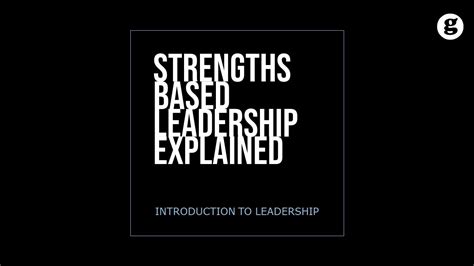 Strengths Based Leadership Explained Youtube