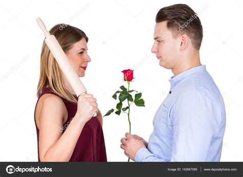 The Couple Fighting Stock Photo Ocskaymark 142687585