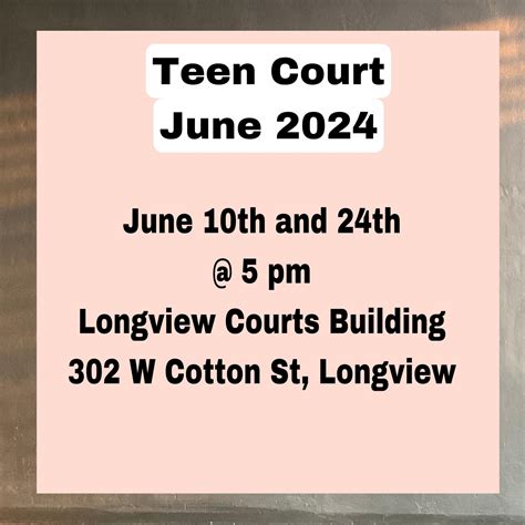 Longview Teen Court | Longview TX