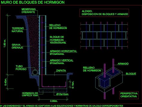 Retaining Wall Detail Dwg Detail For Autocad • Designs Cad