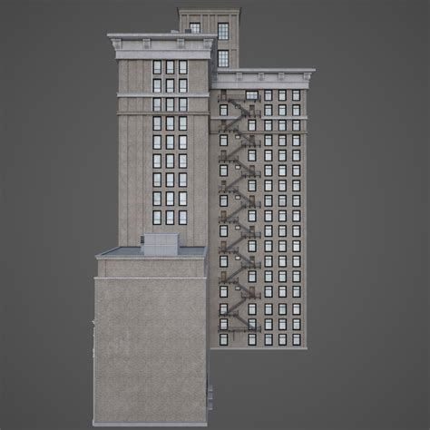 Realistic Bank Building 3d Model Turbosquid 1225023