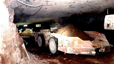 Inside The Potash Mine One Mile Under The North Sea Bbc News