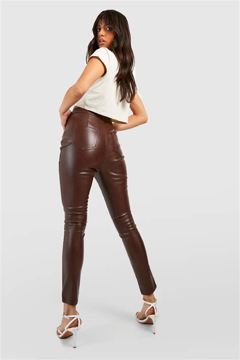 Womens Tight Leather Trousers Cheap Sale