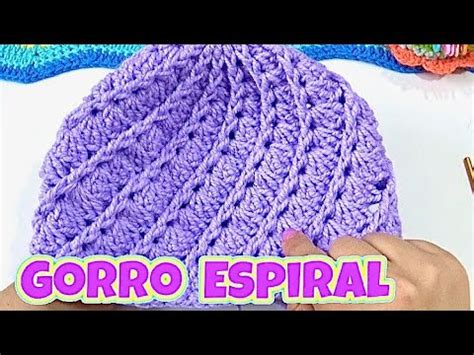 Gorro Punto Espiral En Todas Las Tallas Para Principiantes De Crochet