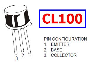 CL100 Datasheet Vcer 50V Icm 1A NPN Transistor CDIL