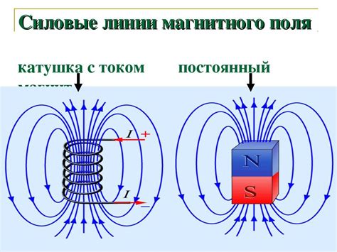 Вид магнитного поля вокруг провода