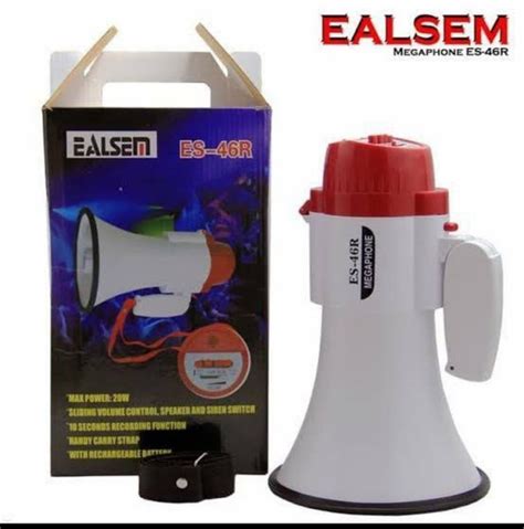 Jual PENGERAS SUARA TOA MEGAPHONE EALSEM ES 46R SUDAH TERMASUK AKI