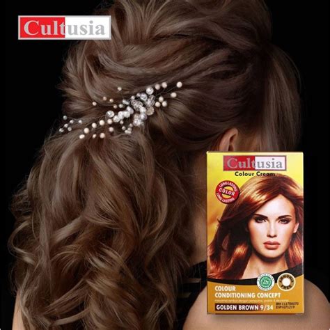 16 Cat Rambut Golden Brown Konsep Spesial