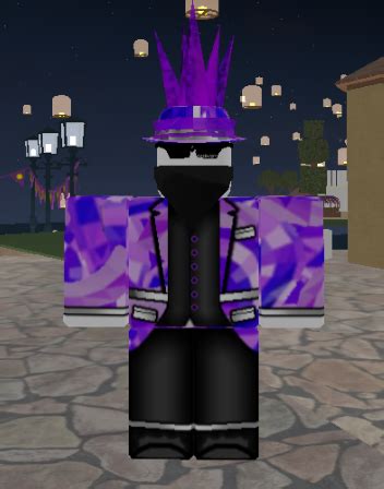 ROBLOX: Purple Sparkle Time Fedora Look! by FockWulf190 on DeviantArt