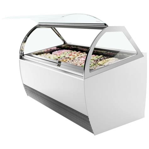 Isa Millennium Sp Pan Ventilated Soft Scoop Ice Cream Display