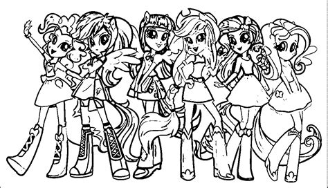 Pony Cartoon My Little Pony Coloring Page 087 Wecoloringpage