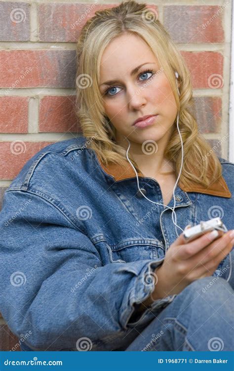 Sad Songs stock image. Image of love, brick, headphones - 1968771