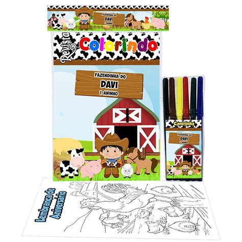 Livros Para Colorir Com Canetinha - 10