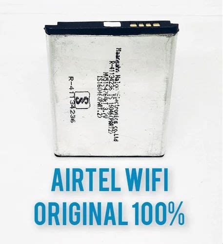 Hwe Hb Rbc Airtel Wifi Original Full Mah Battery At Rs