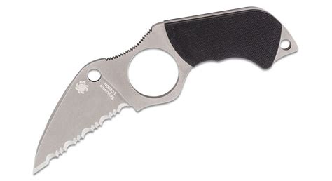 Spyderco Fb14s5 Swick 5 Large Lc200n Steel Fixed Blade Knife With Shea