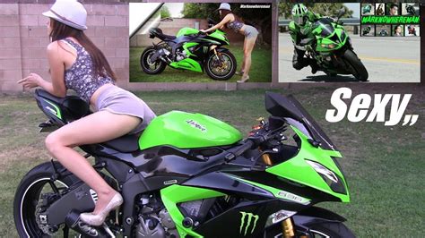 Kawasaki Ninja 636 Inline Four Sound W M4 Exhaust And A Sexy Girl The End Of Poverty Youtube