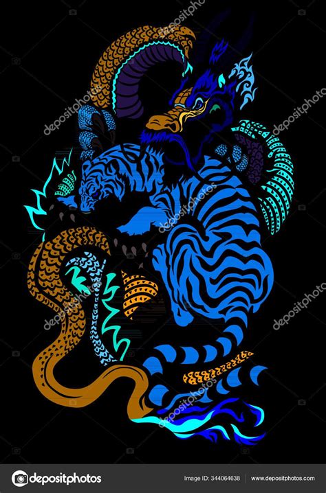 Chinese Dragon Tiger Tattoo | tunersread.com