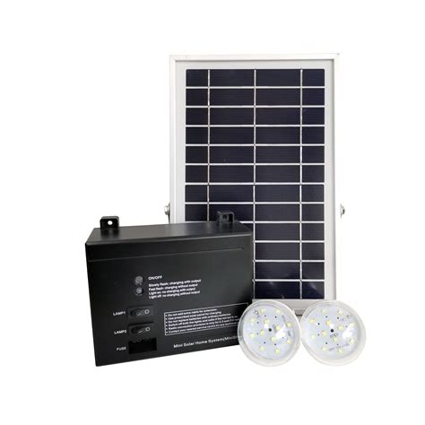 Factory Sale Portable Solar Panel Energy Saving 10w Power Lighting System Kit For Home On