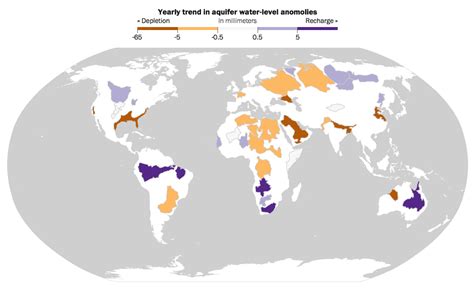 Map Nasa Satellite Data Show The Earth Is Running Out Of Groundwater