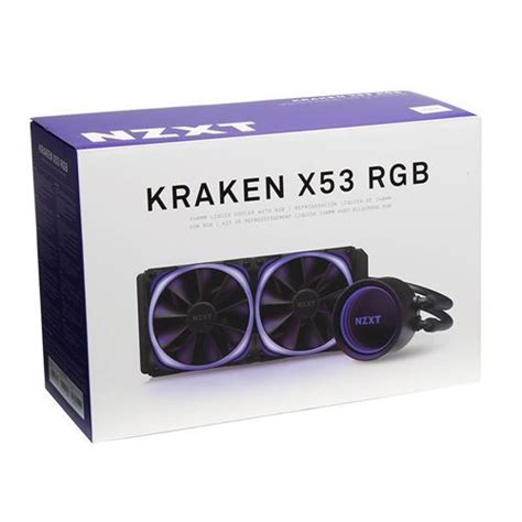 Nzxt Kraken X53 Rgb 240mm Aio Cpu Cooler Rotating Infinity Mirror Shopee Philippines