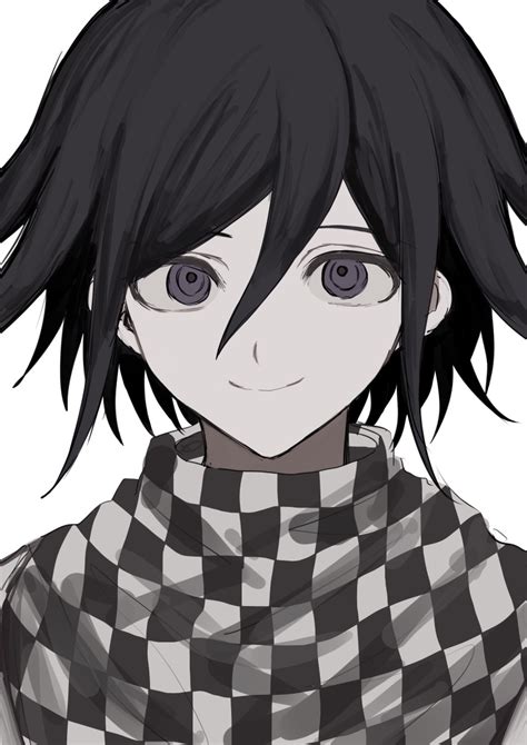 Safebooru 1boy Absurdres Black Eyes Black Hair Checkered Clothes Checkered Scarf Closed Mouth