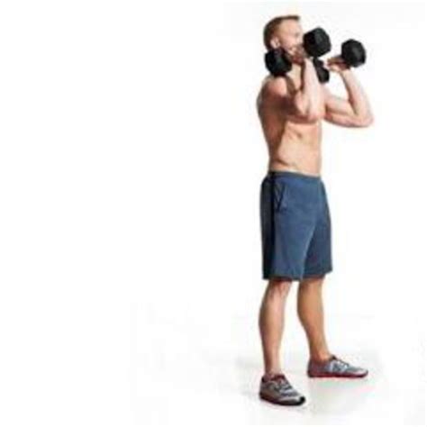 Dumbbell Front Squat By Daniel Arixi Exercise How To Skimble