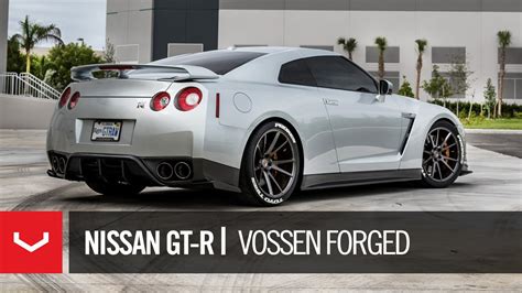 Nissan Gtr Silver Streak Vossen Forged Vps Youtube