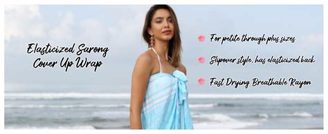 Back From Bali Womens Beach Dress Sarong Bikini Swimsuit Cover Up Wrap