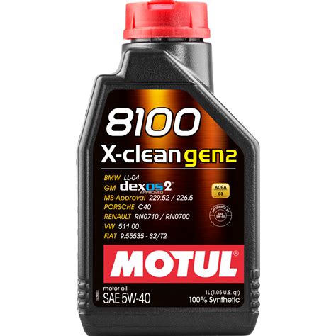MOTUL 8100 X-CLEAN GEN2 5W-40 - Motul