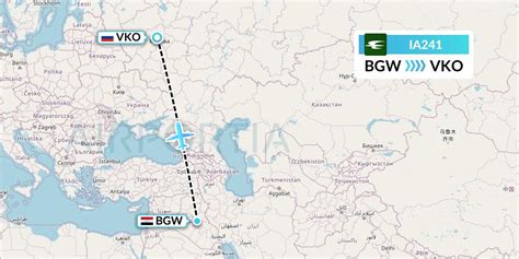 Ia Flight Status Iraqi Airways Baghdad To Moscow Iaw