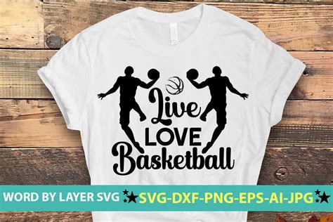 Live Love Basketball Svg Graphic By Nzgraphic Creative Fabrica