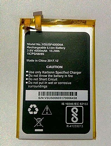 Karbonn Vsusp Aa Battery For Karbonn Aura Power G Realkart In