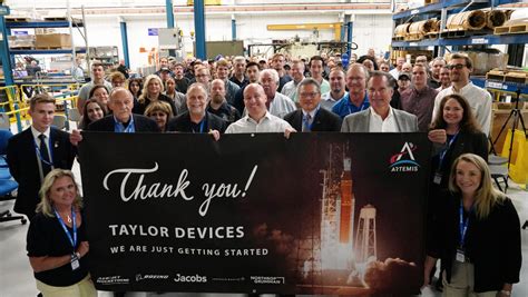 NASA Honors Ongoing Taylor Devices Space Legacy in Artemis Launch ...