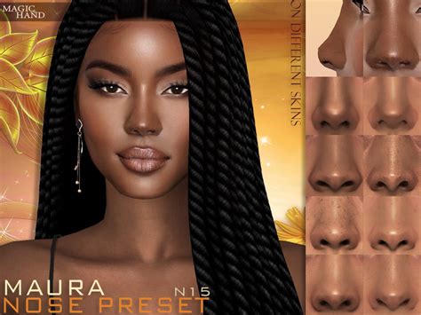 The Sims Resource - Maura Nose Preset N15