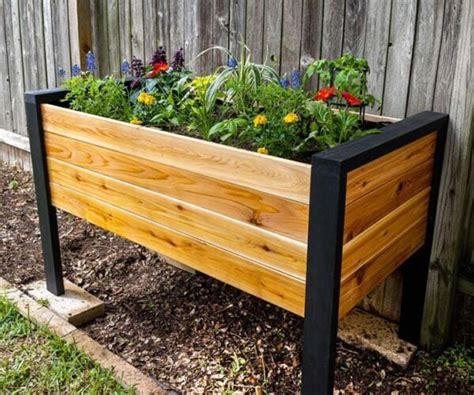 Diy Raised Planter Box Plans And Tutorials For Convenient Container