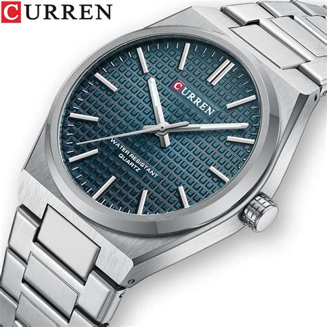 Curren Reloj De Cuarzo Cl Sico Para Hombre Cron Grafo De Pulsera Con