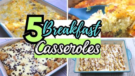 5 Amazingly Simple Breakfast Casseroles Quick Easy Breakfast