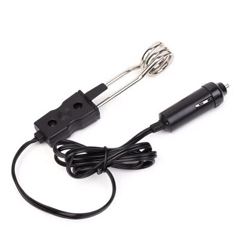 24v Portable Electric Car Boiled Water Tea Immersion Heater For Camping