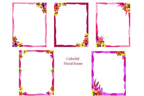 Floral Frame Border Graphic by Justnaturephoto_shop · Creative Fabrica