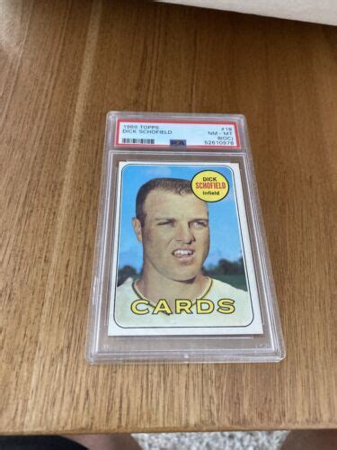 1969 Topps 18 Dick Schofield PSA 8 OC Ive Seen Much Worse EBay