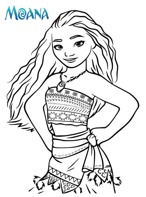 Dibujo De Moana Bambina Reverasite